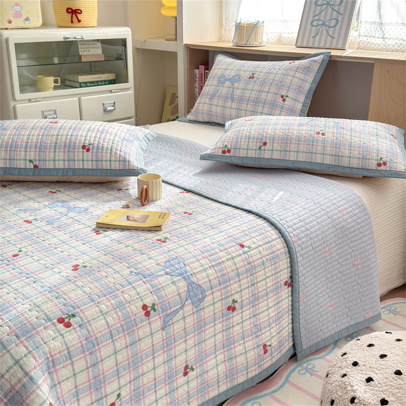 双面13372纯棉床盖支持定制