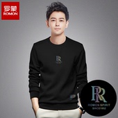 宽松休闲百搭打底长袖 Romon 圆领卫衣 新款 爆款 罗蒙2025秋季 男士