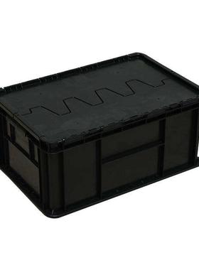 高档翻盖静电箱定制多规格加厚黑色防尘电子产品收纳箱抗压塑奢u.