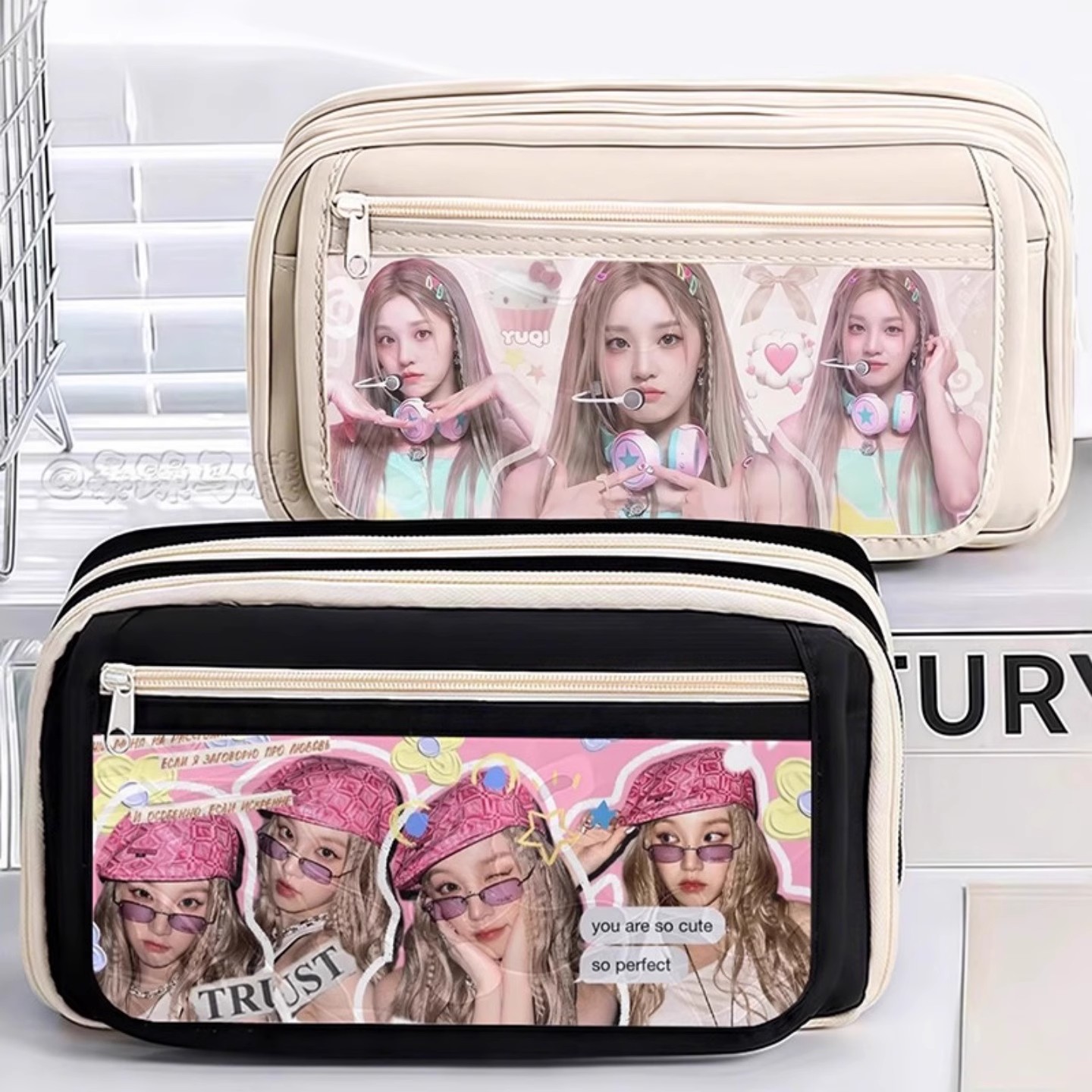 宋雨琦笔袋大容量小学初中文具盒