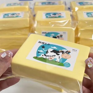 黄油奶砖慢回弹捏捏乐发泄玩具