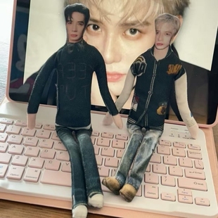 王安宇老鼠干现在就出发同款内置铁丝骨架任意摆凹造型抽象玩偶