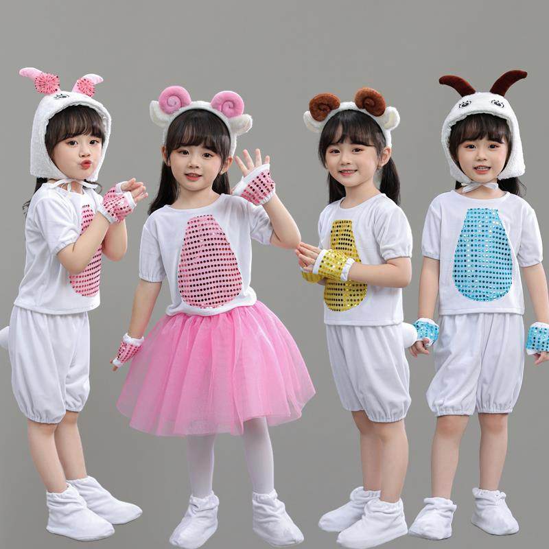 新款儿童小羊演出服喜气