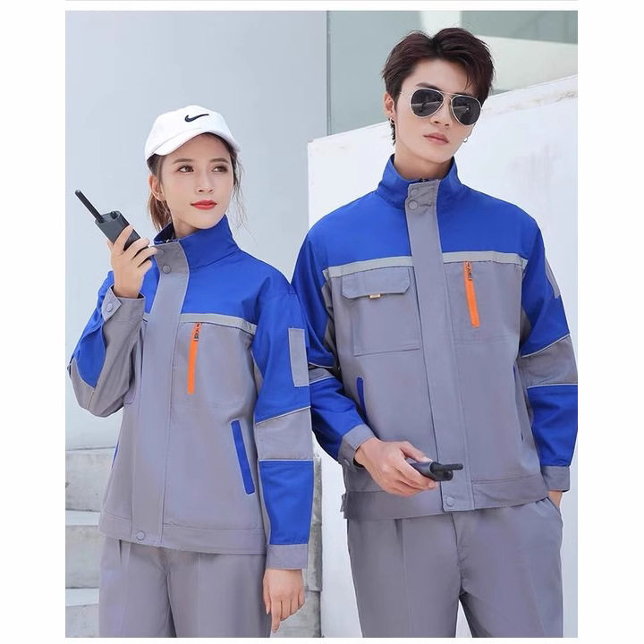 春秋冬劳保工作服男上衣裤子物业汽修工厂车间耐磨耐脏定制工装