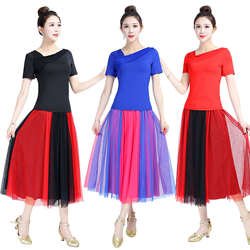 广场舞服装新款套裙杨丽