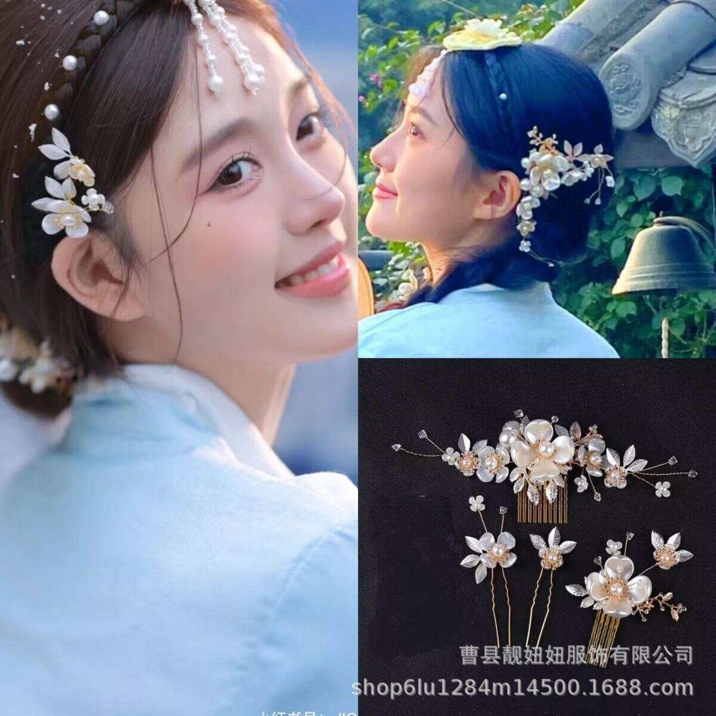 延吉韩风新款朝鲜族发箍发卡女士