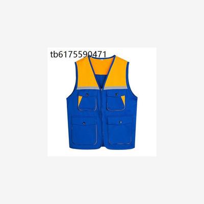 装修装饰工作服反光马甲定制代驾快递劳保施工公司工装背心印logo