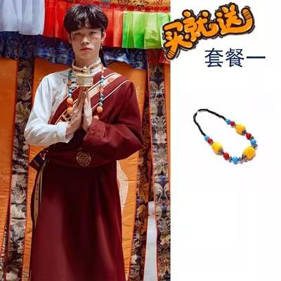 新款男士藏族服装女贵族