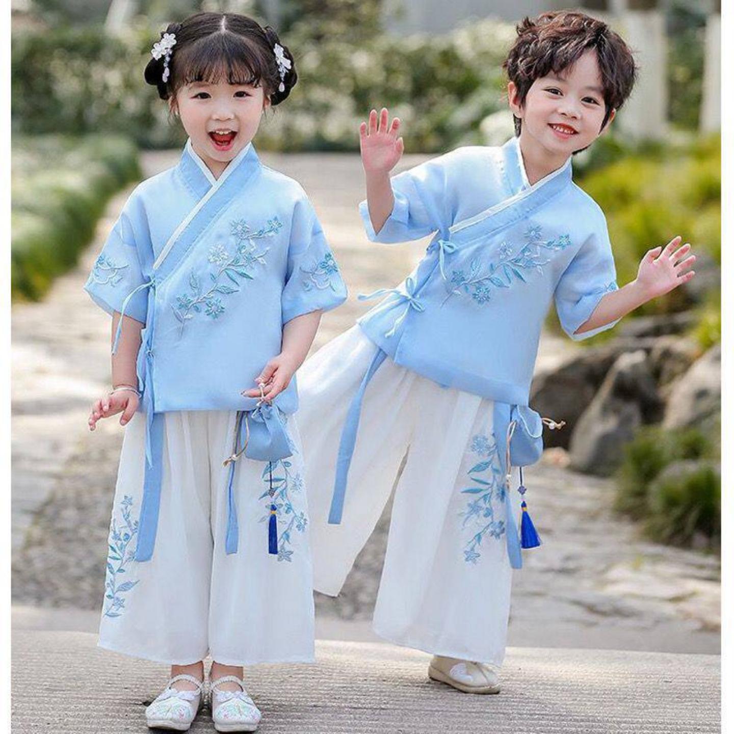 儿童汉服套装｜男女童幼儿园园服
