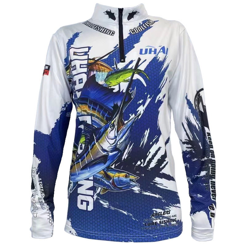 夏季新款钓鱼服冰丝防晒透气速干户外垂钓比赛路亚矶钓海钓服套装