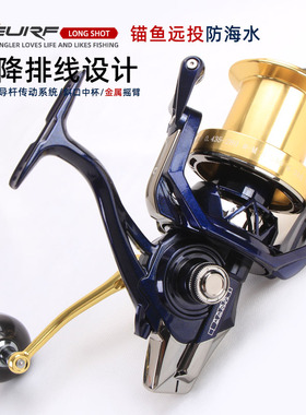 东钓主锚鱼轮远投轮防海水无间隙10000/12000纺车轮缓降海钓轮