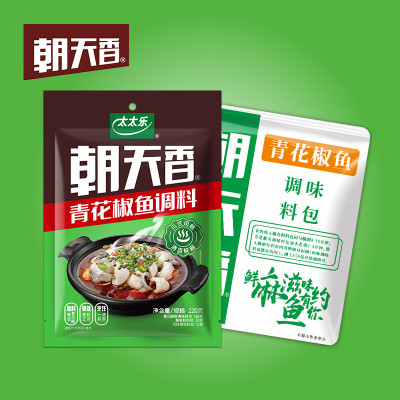 太太乐 朝天香青花椒鱼调味料 220g 鲜麻过瘾一料成菜