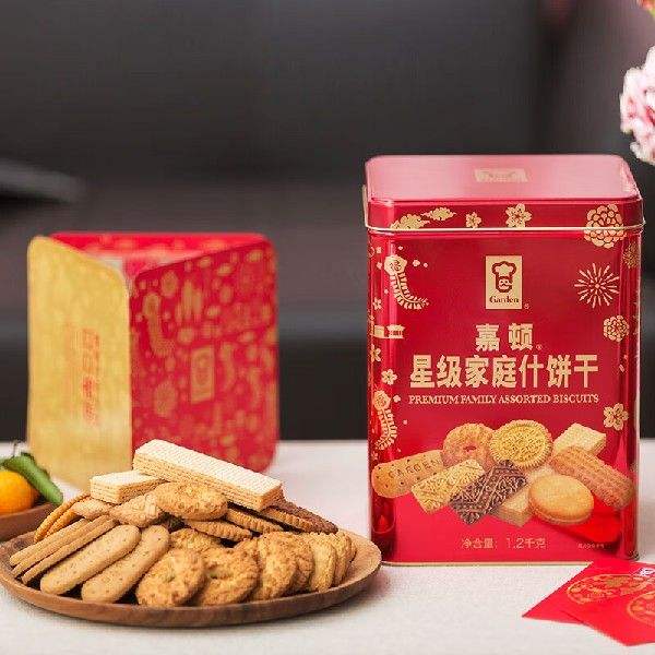 嘉顿（Garden）星级家庭什饼年货送礼办公室休闲零食分享装节庆