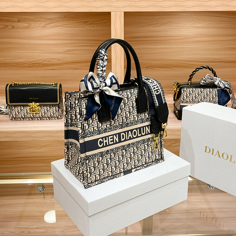 香港正品迪奥伦奴diaolun大容量子母托特包2023新款单肩手提包女