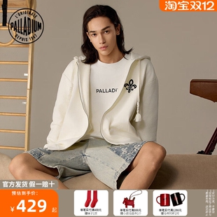 PALLADIUM帕拉丁日常休闲复古运动男女同款连帽针织外套1012591