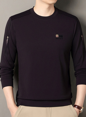 澄城优选男装冬季男士轻奢高档休闲卫衣时尚植绒烫钻宽松长袖上衣