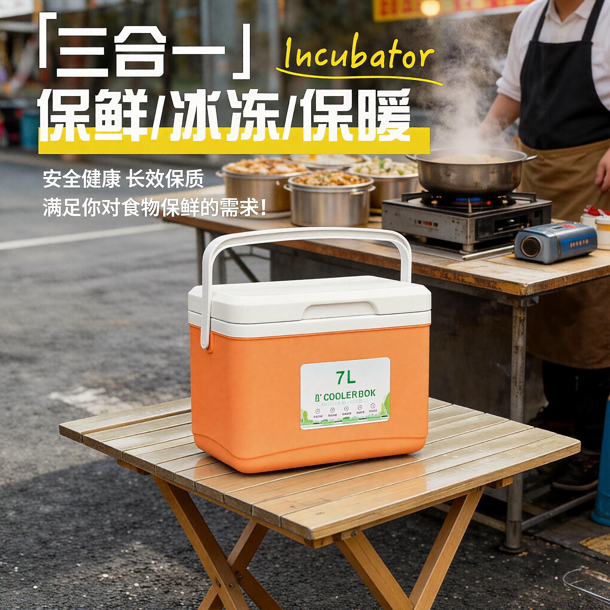 保温箱商用摆摊冷藏箱车载户外野餐手提便携家用食品保冷保鲜冰桶