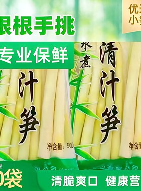 【500克笋尖】新鲜袋装小竹笋