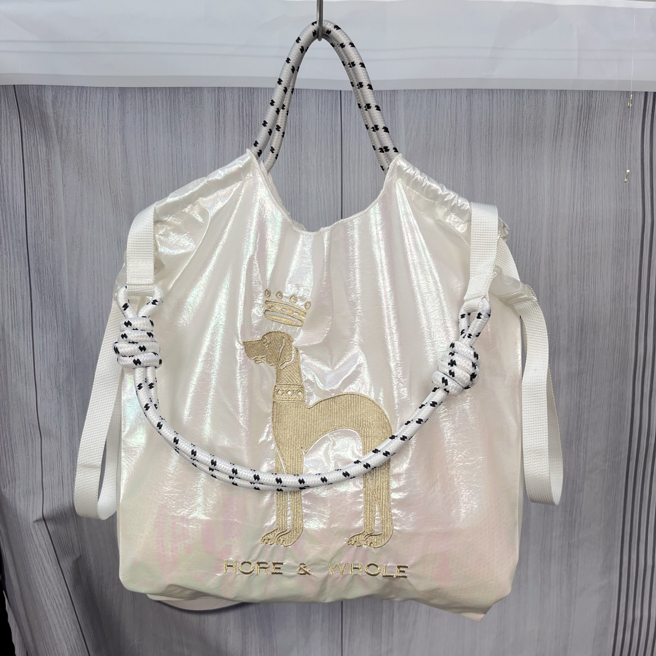 日系卡通刺绣托特包大容量单肩包通勤包