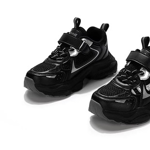 【栗子专享】春款儿童休闲鞋软底百搭男女童轻便鞋7124131002