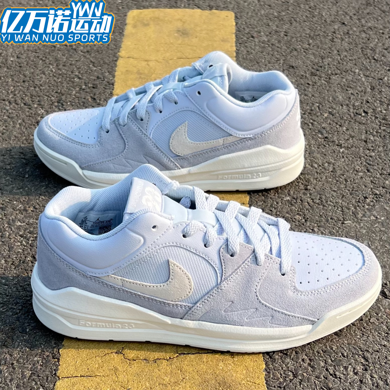 Nike耐克Jordan Stadium 90 浅蓝色女子低帮休闲运动鞋DX4399-400