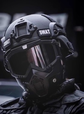 防毒面具cos真儿童成人游戏头盔兵人吃鸡cs战术装备道具模型面