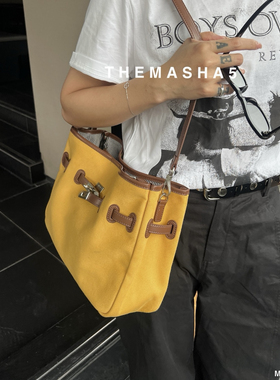 MSHA THE MASHA 5 2025新款时尚百搭单肩斜挎包女高级感手提包包