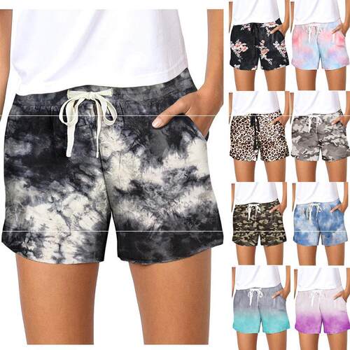 Women's shorts gradient color shorts women短裤女装