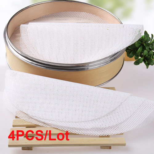 Steamer Mat Silicone Steamer Paper Buns Bread Mesh Mat Pad跨
