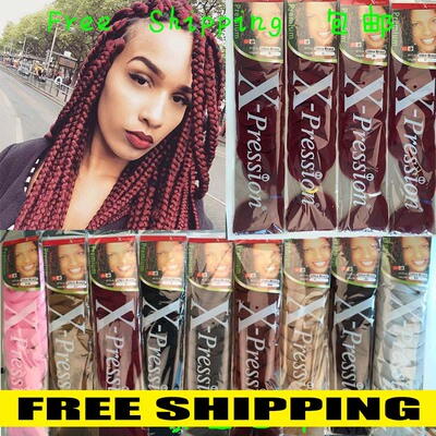 xpression twist braids hair x-pression jumbo braids 脏辫假发