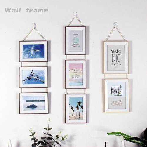 11pcs/Lot Wooden Multi Photo Frame Picture Frames Wall Hang