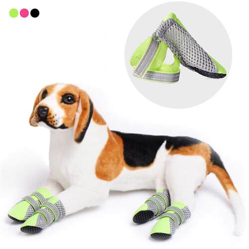 Breathable Pet Dog Outdoor Walking Shoes Net Soft Summer Pet
