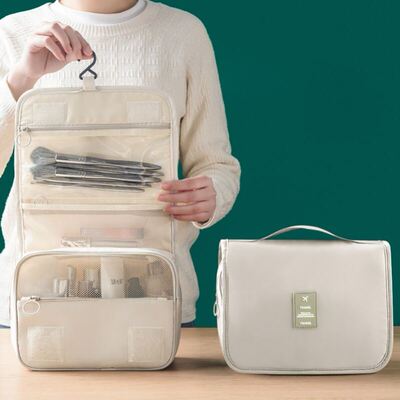 Waterproof Men Hanging Cosmetic Bag Travel Organizer Makeup