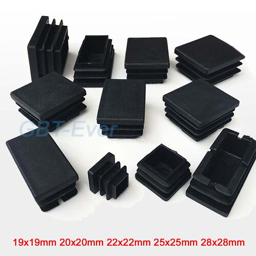 10/20/30Pcs PE Plastic Square Pipe Plugs 19x19 20x20 22x222