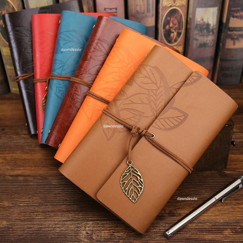 Retro Notebook Diary Notepad Literature PU Leather Note Book