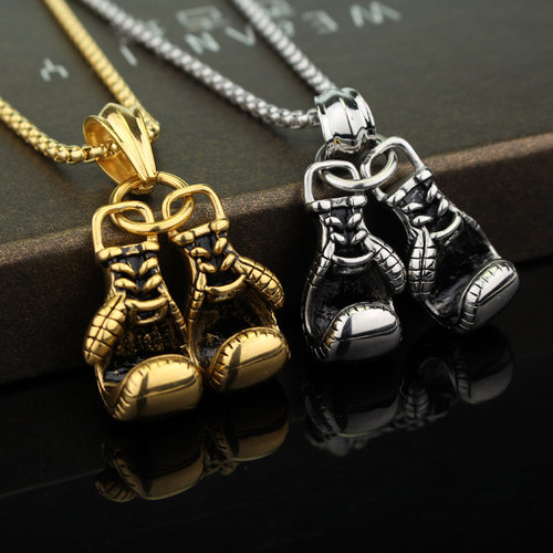 Car Ornament Pendant Zinc Alloy Boxing Gloves Cross Easter跨