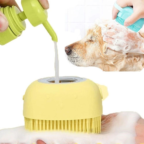 Pet Hair Brush Bathroom Dog Bath Brush Massage Gloves Soft跨