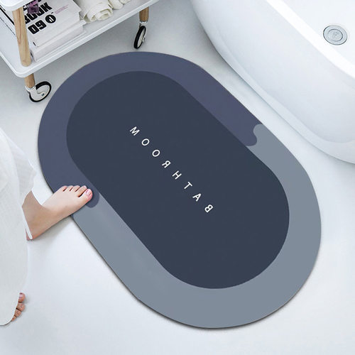 Absorbent felt bedroom entrance door mat bathroom rug carpet