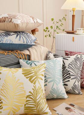 mandala pattern blue polyester throw pillow cushion cover