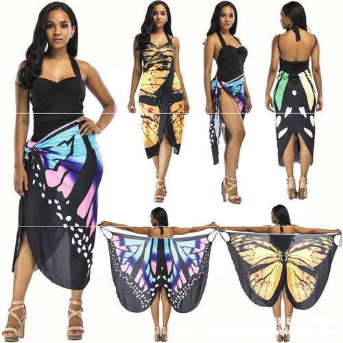 Women Dress Sexy 2Sling Beach Wear Dress Bikini Cov