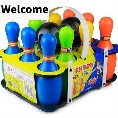 Children's bowling toy set children's ball toys sports