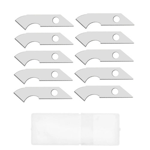 10PCS Hook Blade Alloy Steel Hook Knife For PVC Acrylic跨境