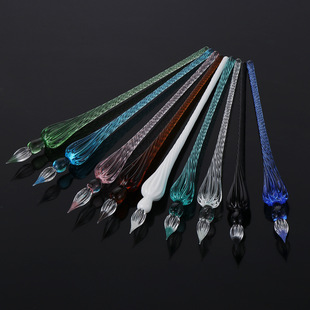 0.7mm Vintage Glass Dip Pen Filling Ink Signature跨境代