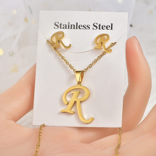 Titanium steel set jewelry stainless steel pendant jewelry