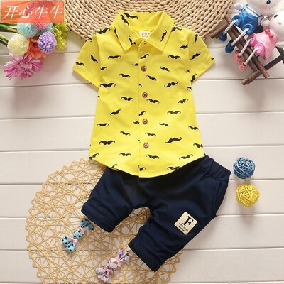 Baby boy clothes 2017 Summer Newborn child clothing cotton