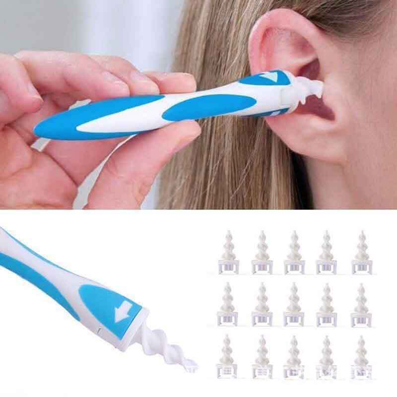 Ear Wax Cleaner Removal Easy Swab Earwax Soft Head Clean Ear