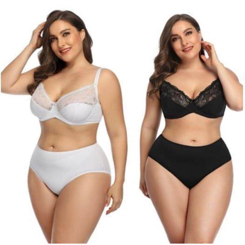 Fat Women Bra Set Women E Cup Plus Size Underwear Bras Panty