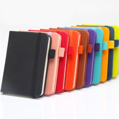A7 Mini Notebook Portable Pocket Notepad PU Cover Diary Book