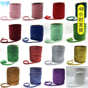 6/10/15/20/25/38mm Velvet Ribbon Handmade Wedding Party跨境