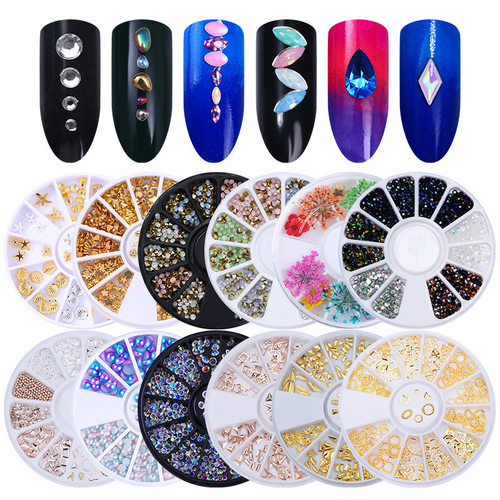 40 nail accessories alloy disc Nail Drill rivet accessories
